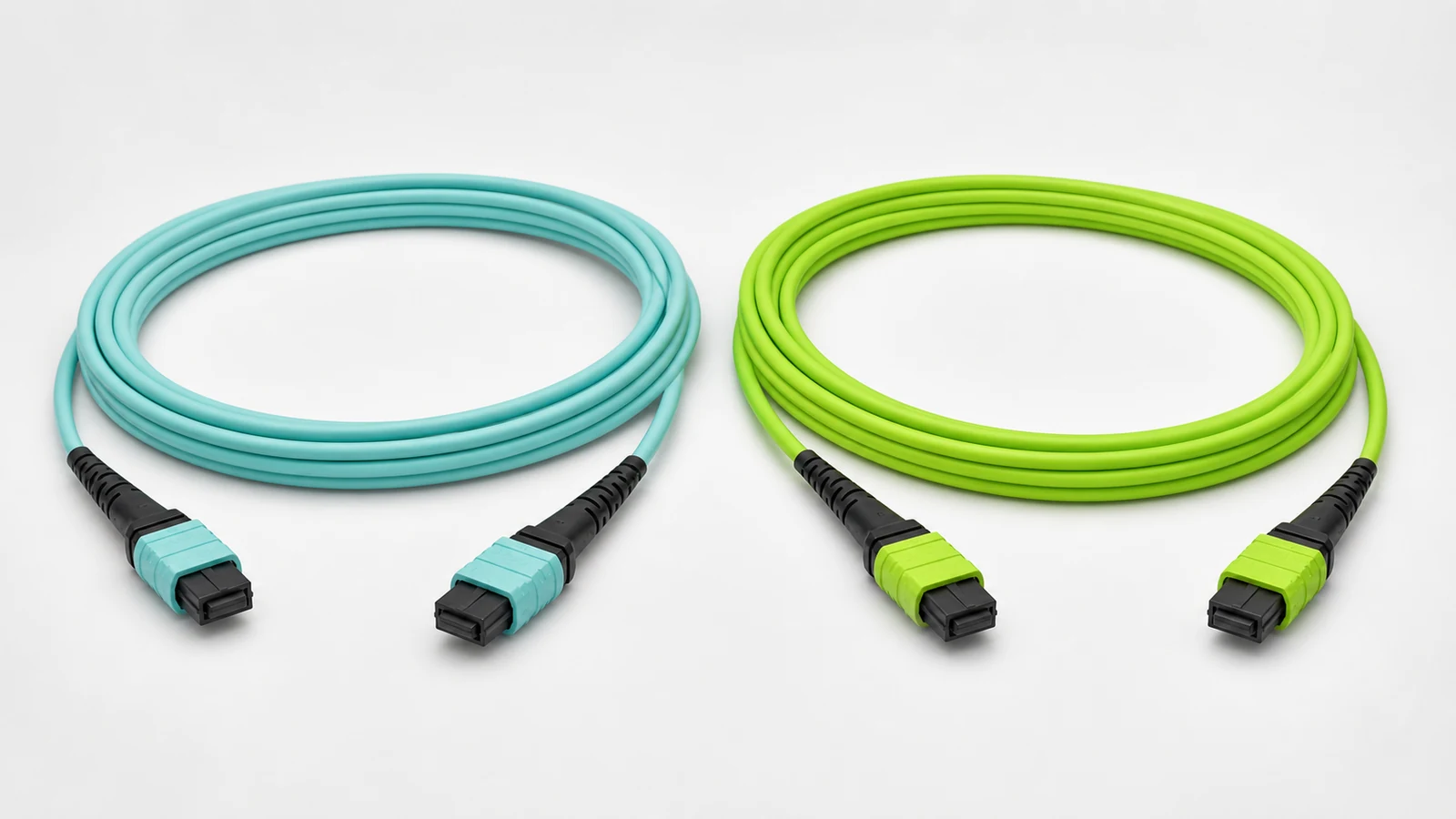 16-Fiber OM4 and OM5 MPO-16 Cable for Native 800G Parallel Optics