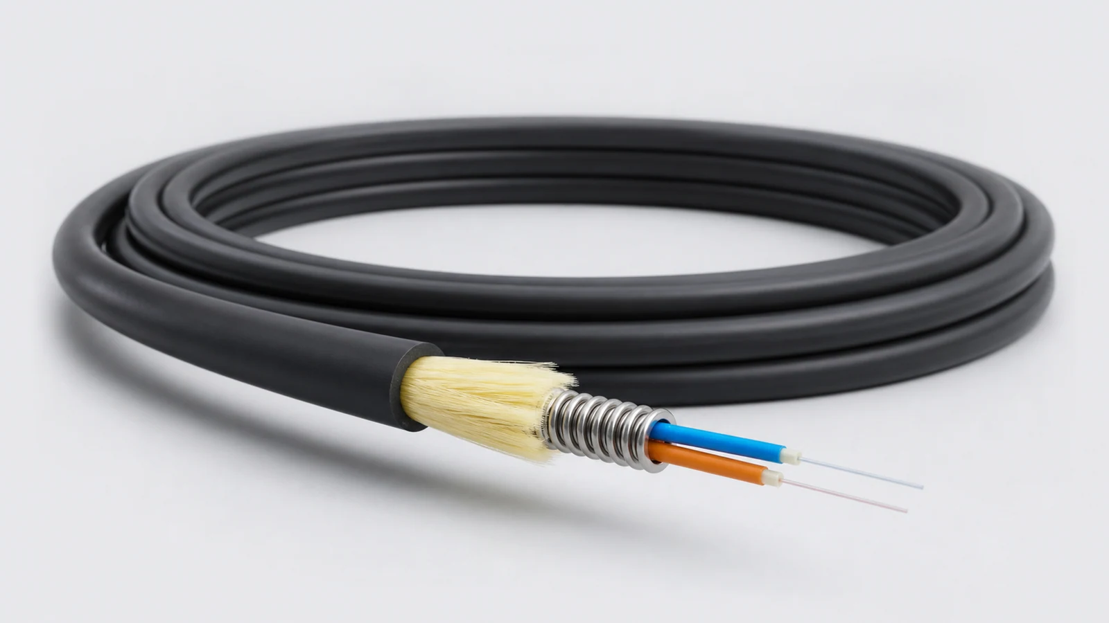 4.8mm 2Fiber Armored Outdoor Cable