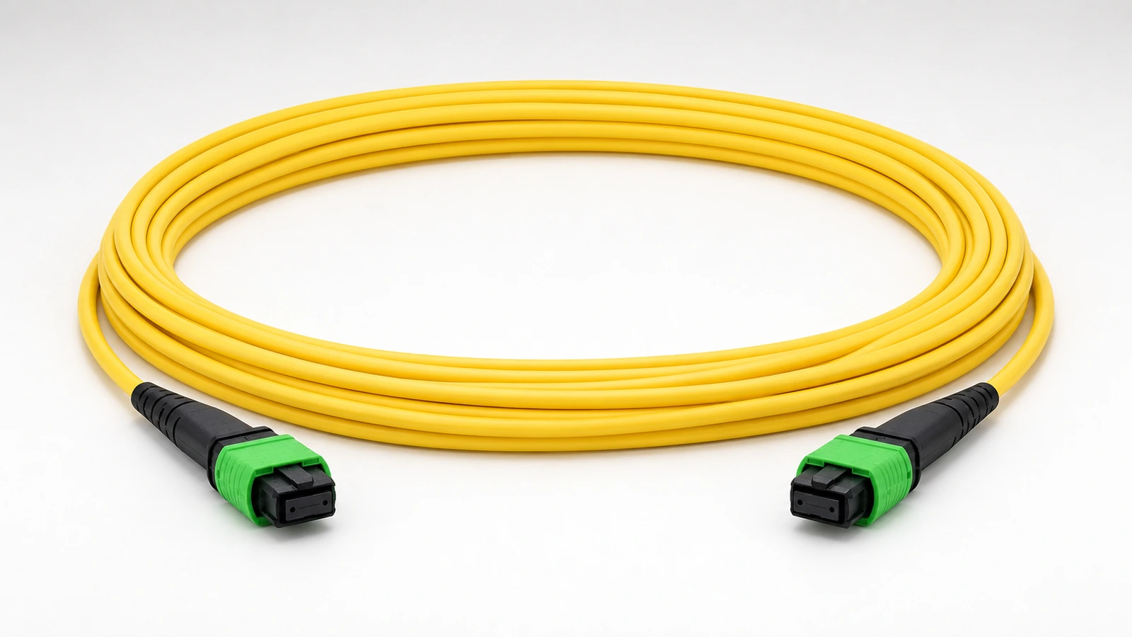 8-Fiber OS2 MPO-12 APC Type-B Cable for 400G and 800G DR Optics